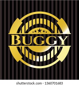 Buggy gold badge or emblem