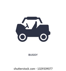 buggy icon. Simple element illustration from free time concept. buggy editable symbol design on white background. Can be use for web and mobile.