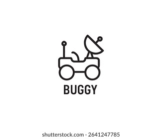 Buggy icon vector art illustration