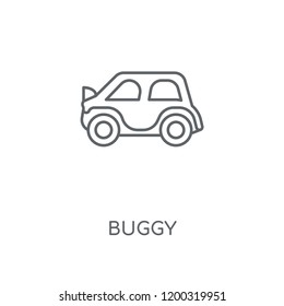 Buggy linear icon. Buggy concept stroke symbol design. Thin graphic elements vector illustration, outline pattern on a white background, eps 10.