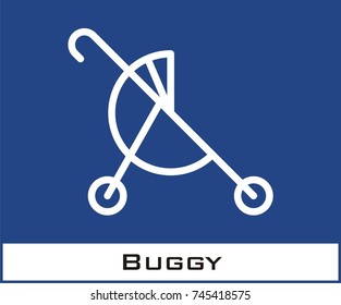 Buggy vector icon