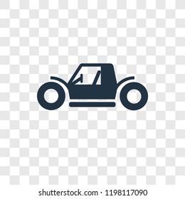Buggy vector icon isolated on transparent background, Buggy transparency logo concept