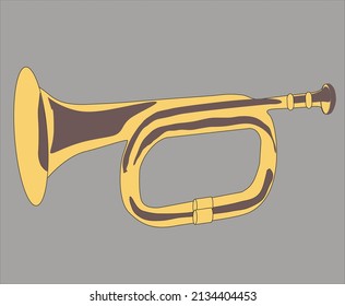 The bugle  one of the simplest brass instruments, normally having no valves or other pitch-altering devices