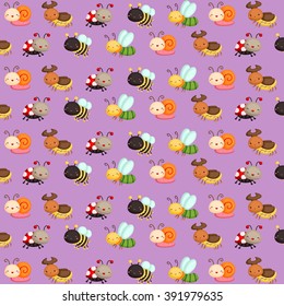 Bugs Cute Background
