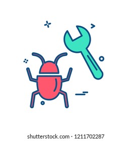 Bugs icon design vector