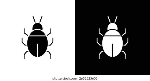 Bugs icon symbol collection. Flat vector stock illustration.
