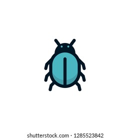 Bugs, insect, pest sign symbol flat icon