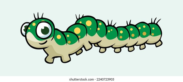 bugs and insects cartoon characters Vector pro illustration