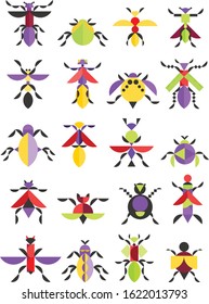 Bugs and Insects Symbols Vector Pack