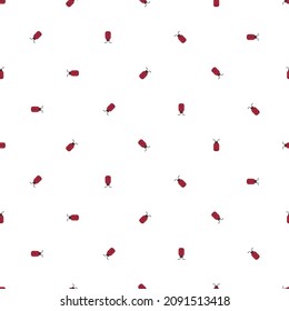 Bugs Seamless Pattern for Fabric Wallpaper Warping Textile