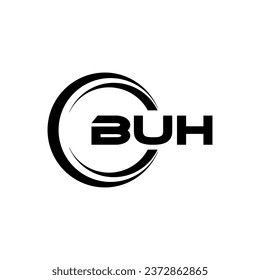 BUH Logo Design, Inspiration for a Unique Identity. Modern Elegance and Creative Design. Watermark Your Success with the Striking this Logo.