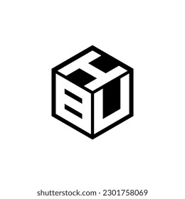 BUI letter logo design in illustration. Vector logo, calligraphy designs for logo, Poster, Invitation, etc.