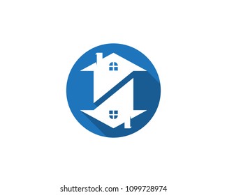 Buiding home logo template