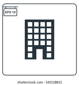 Buiding Icon, Vector