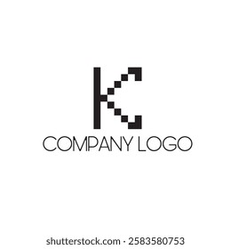 Build company letter K vector logo