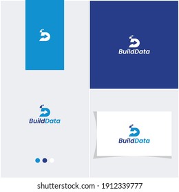 Build Data Logo Design Template For Business and Technology or Finance