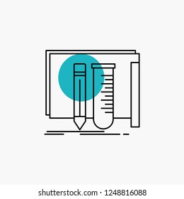 build, equipment, fab, lab, tools Line Icon