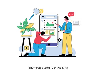 Build Fanpage - Flat Vector