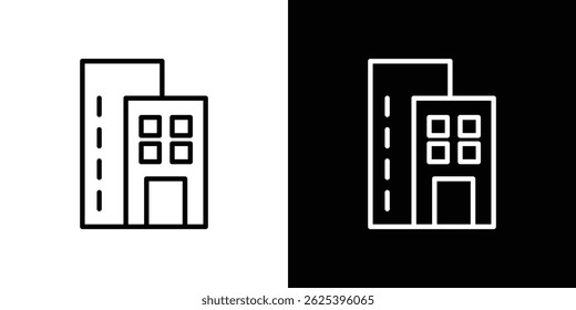Build icon concept stroke on white background