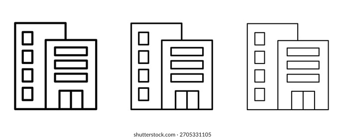 Build icon linear style sign for mobile concept and web design.
