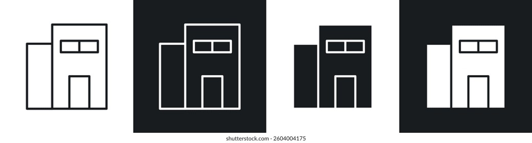 Build icon symbol collection on white background.