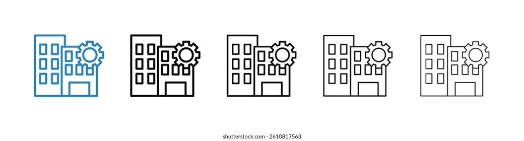 Build icons collection vectors for web ui