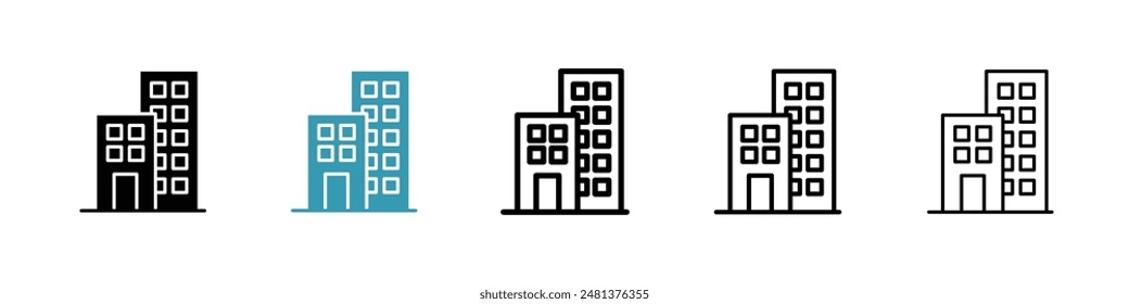 Build line icon vector set.