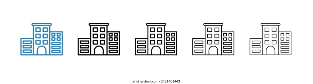 Build liner icon vector set.