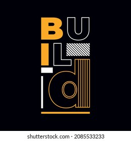 Build modern stylish text and model typography t shirt design 
