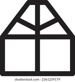 Icono de esquema de estructura de relleno de compilación