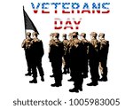 Build a soldier in uniform on white background