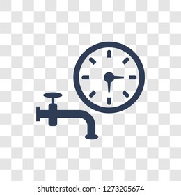 build time icon. Trendy build time logo concept on transparent background from General collection