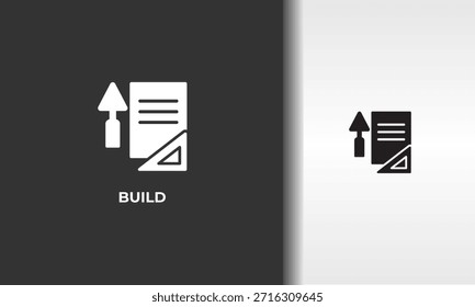 Construir Vector, Icono O Logotipo Ilustración De Símbolo Aislado
