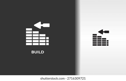 Construir Vector, Icono O Logotipo Ilustración De Símbolo Aislado