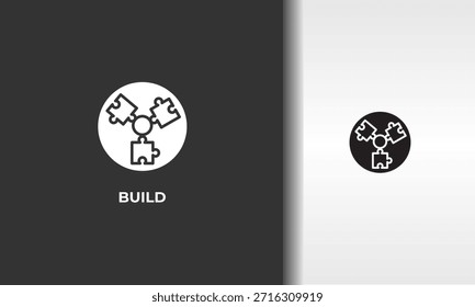 Construir Vector, Icono O Logotipo Ilustración De Símbolo Aislado