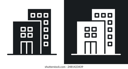 Build vector icon set in black color.
