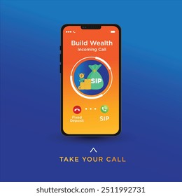 Build Wealth Creative Finance Concept. SIP, Savings, Investment Related Design template. Social Media, Digital Marketing Post Design