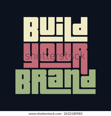 Build Your Brand A Retro Typography Design for Business