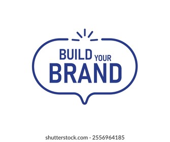 build your brand text information sign