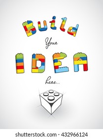 Build your idea here slogan template.