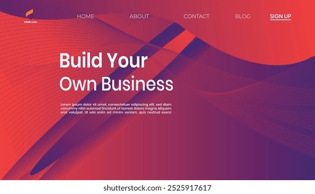 Build Your Own Business design Vector