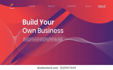 Build Your Own Business design Vector