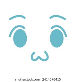 Buildable Abstract Character Expression Happy Teeth