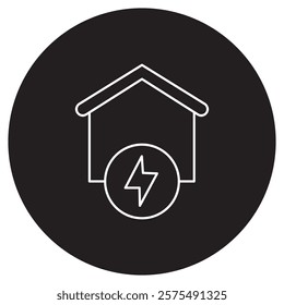 Buildding electrician Icon, Wiring the Future Expertise of a Building Electrician, Powering Homes and Businesses The Role of a Building Electrician, vector