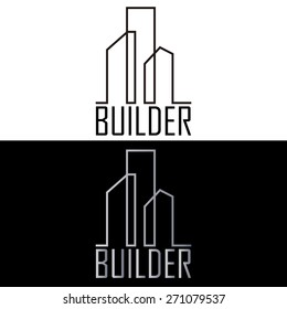 Builder Building Business Logo
