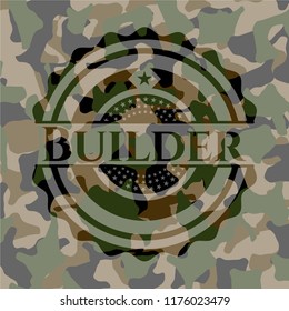 Builder camouflage emblem