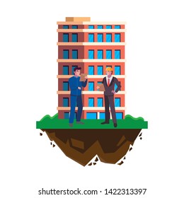 builder constructor with engineer and building