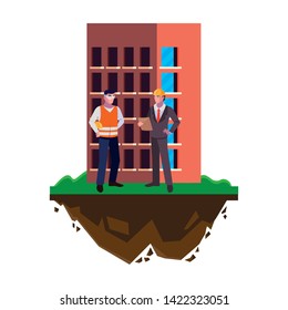 builder constructor with engineer and building