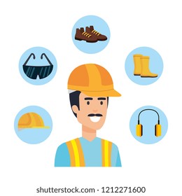 builder constructor with helmet