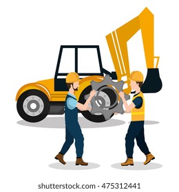 builder constructor worker icon vector illustration design
